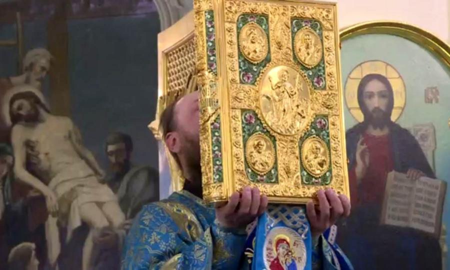 В Архангельск доставили главную икону Российской армии «Спас Нерукотворный»