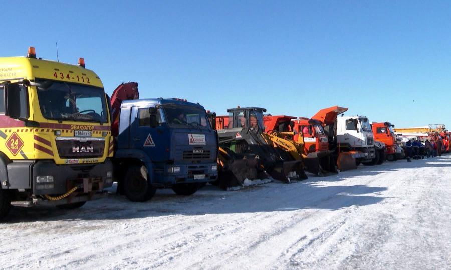 Силы и средства для работы во время ледохода, паводка и пожароопасного периода показали в Архангельске
